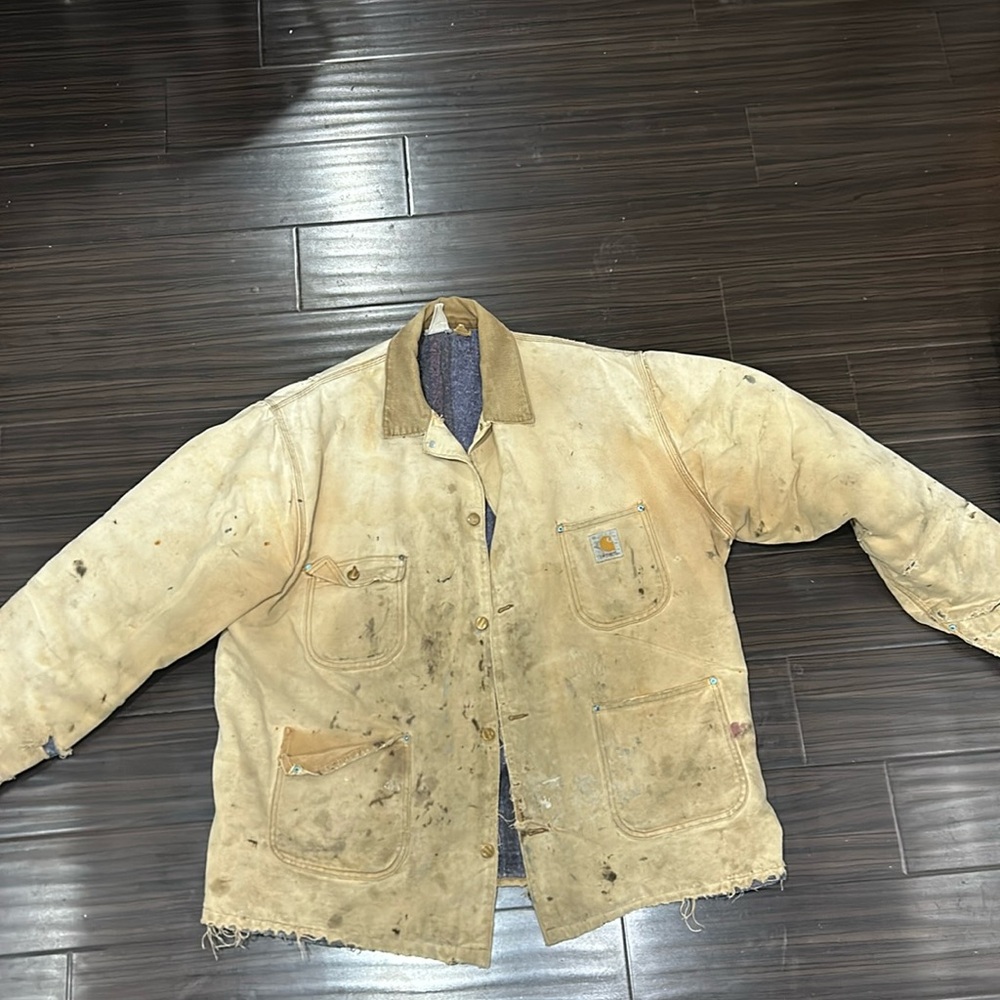 Vintage Carhartt lined coat
